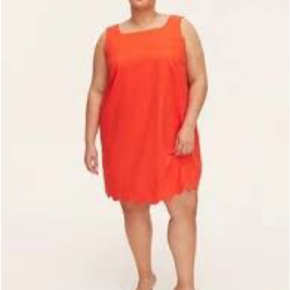 Kate Spade Bright Orange Plus Size Dress